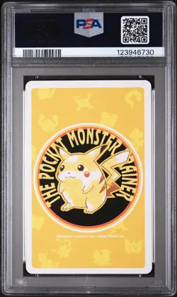 1998 POKEMON YELLOW VERSION PLAYING CARDS 7 OF DIAMONDS #113 CHANSEY PSA 7 - Image 2
