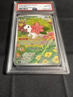SHAYMIN #185 PSA 10 • 2025 Pokemon Destined Rivals Illustration Rare Gem Mint - Image 2