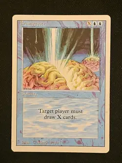 🔮🔮 Braingeyser 🔮🔮 Revised Edition MTG 🌟 RARE 🌟 LP/NM Magic the Gathering - Image 1