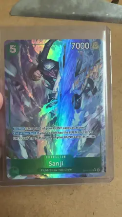 One Piece CCG OP-13 Carrying On His Will - Sanji Alt Art Card Op13-027 ENGLISH - Image 2