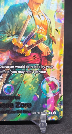 One Piece The Azure Sea's Seven OP-14 Roronoa Zoro PRB02-006 (SP) Foil - Image 5
