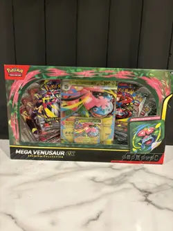✅X6 Pokemon TCG Mega Venusaur ex Premium Collection Box Set New Sealed In Hand💥 - Image 1