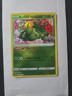 Pokemon TCG - Radiant Venusaur 004/078 Pokemon GO Holo - NEAR MINT - Image 1