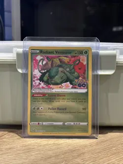 Radiant Venusaur Holo Card Pokemon Go 004/078 / Pack Fresh - Image 1