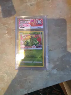 Pokemon TCG Radiant Venusaur Holo Card Pokemon Go 004/078 ACE 10 PERFECT SUBS - Image 1