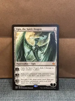 MTG Ugin, the Spirit Dragon- LP -Fate Reforged Magic Card # 001 - Image 1