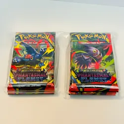 LOT (10) Pokemon TCG: PHANTASMAL FLAMES PFL Loose Booster Packs New & Sealed - Image 1