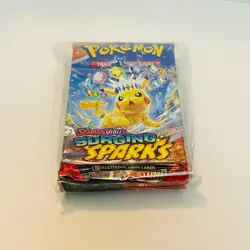 LOT (5) Pokemon TCG: SURGING SPARKS SV08 Loose Booster Packs - New & Sealed - Image 1
