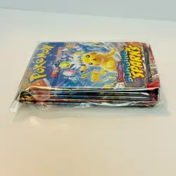 LOT (5) Pokemon TCG: SURGING SPARKS SV08 Loose Booster Packs - New & Sealed - Image 2