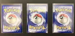 3x 1st Edition Fossil Kabuto Pokemon Cards NM/LP Vintage WOTC Lot - Image 2