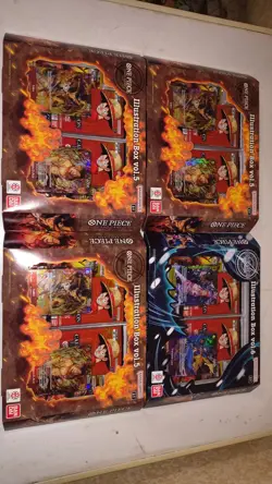 One Piece Card Game: Illustration Box Volume 5 And 6 Lot of 4 - Image 1