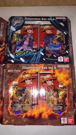One Piece Card Game: Illustration Box Volume 5 And 6 Lot of 4 - Image 3