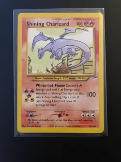Shining Charizard - 107/105 - Pokemon Neo Destiny - Moderately Played - Image 1
