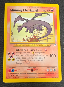 Shining Charizard - 107/105 - Pokemon Neo Destiny Unlimited Holo Rare - Image 3