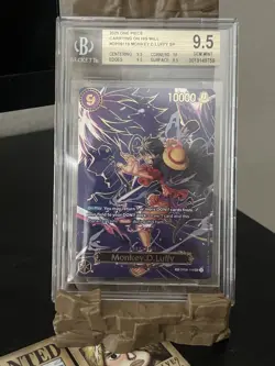 Monkey D. Luffy OP13 SP BGS 9.5 One Piece TCG (Op09-119) English - Image 1