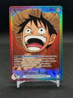One Piece TCG OP13-001 Alt Art Monkey D Luffy Leader - Image 1