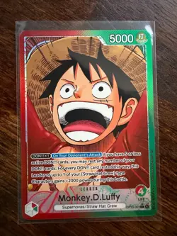 Monkey D. Luffy Alt Leader ENGLISH OP13-001 Carrying On His Will One piece TCG - Image 1
