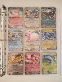 Pokemon Card Binder Modern Lot Collection (72 Cards) AR, SR, Black Star Promos - Image 3