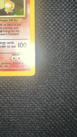 Pokemon TCG Charizard Base Set Holo Rare Card 4/102 Unlimited - Image 4