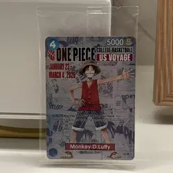 One Piece Monkey D. Luffy US Voyage College Basketball Promo Card Rutgers SEALED - Image 1