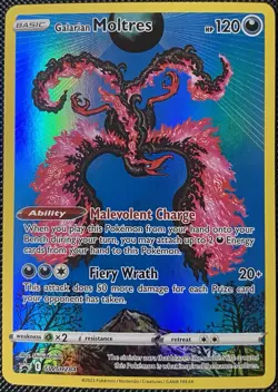 Galarian Moltres SWSH284 SWSH: Sword & Shield Promo Cards Holo Pokemon Card - Image 1