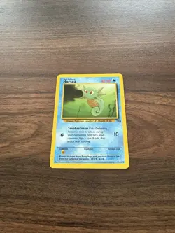 Horsea 49/62 Fossil Near Mint Uncommon Pokemon Card NM - Image 2