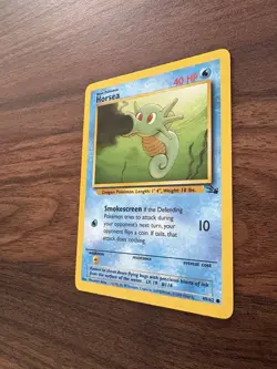 Horsea 49/62 Fossil Near Mint Uncommon Pokemon Card NM - Image 4
