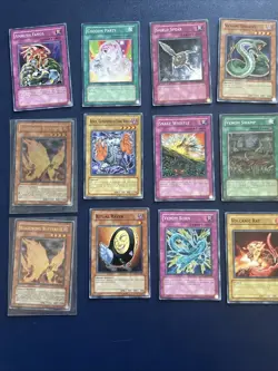 Yu Gi Oh 12 Card Lot - Tactical Evolution, 2 ‘Blazewing Butterfly’ Foils - Image 1