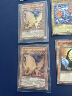 Yu Gi Oh 12 Card Lot - Tactical Evolution, 2 ‘Blazewing Butterfly’ Foils - Image 2