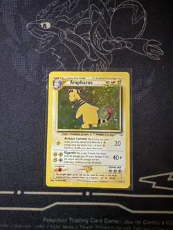 Pokemon Trading Card Game Ampharos 1/64 Neo Revelation MP Holo WOTC Vintage - Image 1