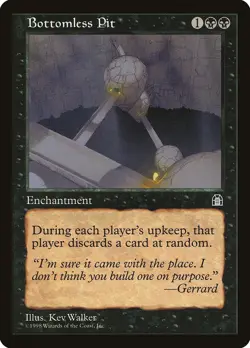 Bottomless Pit (NM) #51 Stronghold STH Magic Gathering card MTG - Image 1