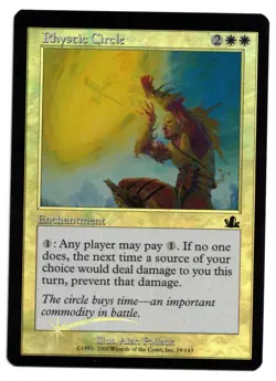 Magic the Gathering MTG Card: Rhystic Circle FOIL 19/143 Prophecy! EX - Image 1