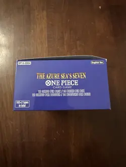 Empty One Piece Card Game OP14 The Azure Seas Seven Booster Box UNSEALED Empty - Image 4