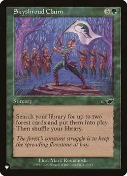Skyshroud Claim - Near Mint MTG The List - Image 1