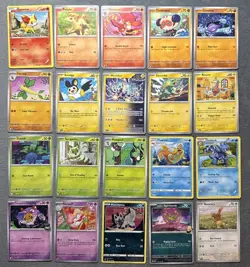 Pokemon Cards Lot Fennekin Destined Rivals Spiritomb. Poochyena Sprigatito +more - Image 1