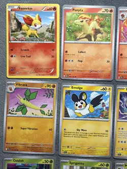 Pokemon Cards Lot Fennekin Destined Rivals Spiritomb. Poochyena Sprigatito +more - Image 2