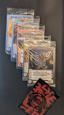 Chaotic Fire And Stone 3 Card Promo Lot Of 10x Sealed - Image 1