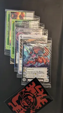 Chaotic Fire And Stone 3 Card Promo Lot Of 10x Sealed - Image 2