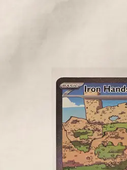 Pokemon Card - Iron Hands EX (248/182) SV04: Paradox Rift SIR Holo - Image 2