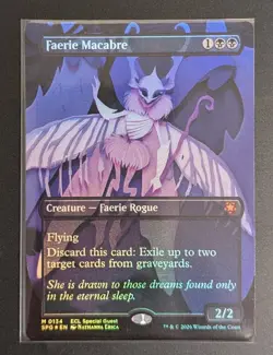 Faerie Macabre (0134) (Borderless Foil) Lorwyn Eclipsed Special Guests ECL MTG - Image 3