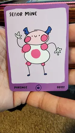 Pokemon Dysfunctional Passholder Pokenots 151 mr.mime parody Senior Mine #00122 - Image 1