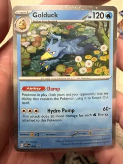 Golduck 008 Cosmos Holo Pokemon Black Star Promo - Image 1