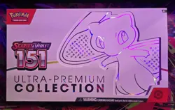 Pokemon Scarlet & Violet 151 Ultra Premium Collection UPC Empty Box w/Playmat ++ - Image 1
