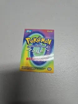 2000 Topps Chrome Pokemon Bulbasaur Holo Foil - Image 4
