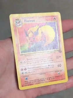 Pokemon TCG - Flareon - Non-Holo 19/64 Jungle Unlimited - MODERATELY PLAYED - Image 4