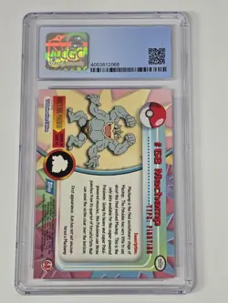 CGC 9 1999 Topps Pokemon TV #68 Machamp - 1st Print - Image 2
