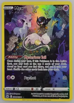 Mew GG10/GG70 Pokemon Crown Zenith: Galarian Gallery Holo NM - Image 3