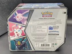POKEMON TCG SYLVEON V HEROES TIN SPRING 2022 (5 BOOSTER PACKS + PROMO) - Image 2