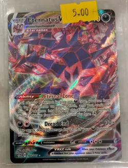 Pokemon TCG Sword & Shield Darkness Ablaze Ultra Rare ETERNATUS VMAX - 117/189 - Image 1
