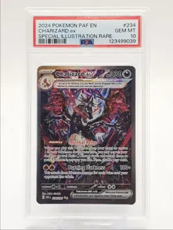 CHARIZARD EX 2024 POKEMON PALDEAN SPECIAL ILLUSTRATION 234/091 PSA 10 Q3626 - Image 1